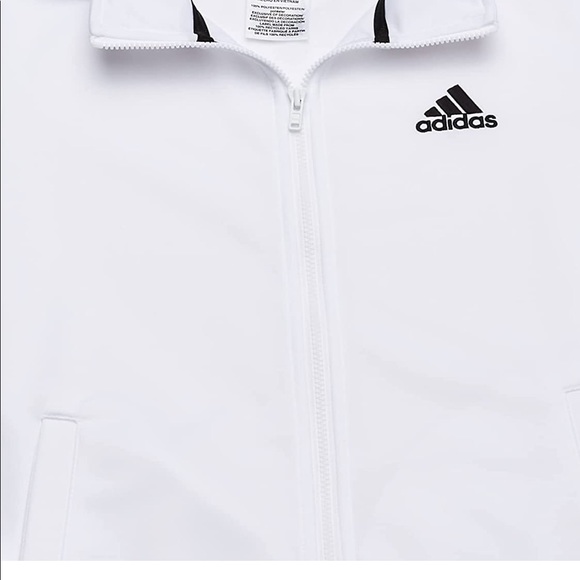 Adidas Boy's Zip Front Iconic Tricot Jacket - Picture 3 of 6